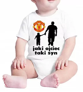 2033 BODY DZIECIĘCE MANCHESTER UNITED PREZENT 68 - Body dla niemowląt - miniaturka - grafika 1