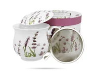 Kubki - Kubek Retro 530 Ml Z Zaparzaczem Lavender Duo - miniaturka - grafika 1