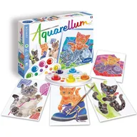 Zabawki kreatywne - Zestaw do malowania Aquarellum Junior SentoSphere - Kotki - miniaturka - grafika 1