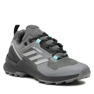 Buty trekkingowe damskie - Trekkingi adidas Terrex Swift R3 Hiking Shoes HQ1059 Szary - grafika 1