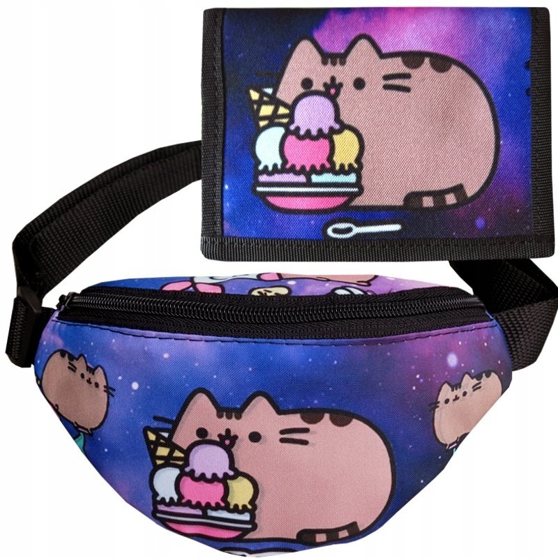 Komplet Portfel Nerka Kot saszetka portfel KOTEK