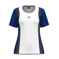 Koszulki dla dziewczynek - Koszulka dziewczęca Head CLUB 25 Tech T-Shirt Girls Royal/White 152 cm - miniaturka - grafika 1