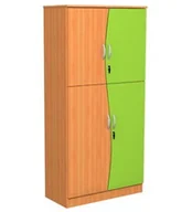 Meble do szkół i przedszkoli - Szafa szkolna Fala 2, szer. 900 mm - miniaturka - grafika 1