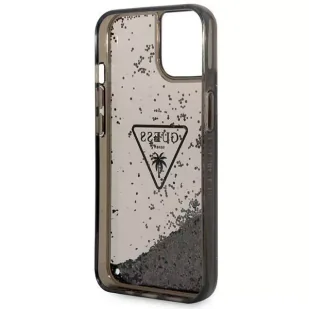 Guess Etui GUHCP14SLFCTPK do Apple iPhone 14 6,1" czarny/black hardcase Liquid Glitter Palm Collection - Etui i futerały do telefonów - miniaturka - grafika 7