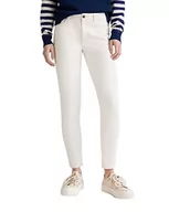 Spodnie damskie - Desigual Jeansy damskie Denim_Basic Core, biały, 34 PL - miniaturka - grafika 1