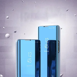 Clear View Case futerał etui z klapką Samsung Galaxy A72 4G niebieski - Etui i futerały do telefonów - miniaturka - grafika 7