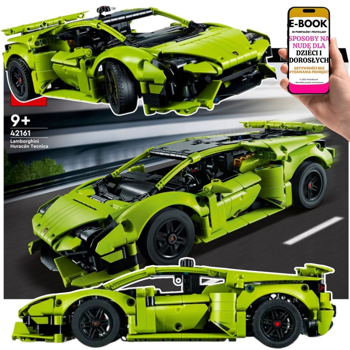 PREZENT MARZEŃ LEGO Technic Lamborghini Huracán Tecnica 42161 - LEGO DLA DZIECI I DOROSŁYCH + EBOOK-3