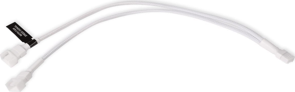 Alphacool Alphacool Y-Splitter 4-Pin auf 2x 4-Pin PWM 30cm - weiß