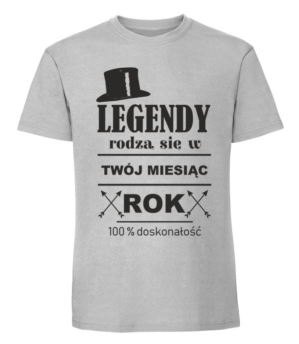 Damska koszulka z nadrukiem - Labrador - sweter Pastelowy szary XL