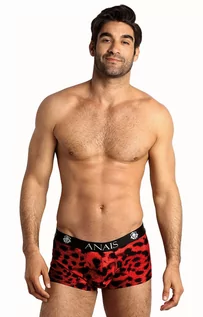 Majtki męskie - Savage bokserki męskie, Kolor panterka-czerwony, Rozmiar XL, Anais - grafika 1