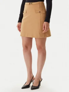 Guess Spódnica trapezowa W5BD61 KCMU2 Beżowy Regular Fit - Spódnice - miniaturka - grafika 1