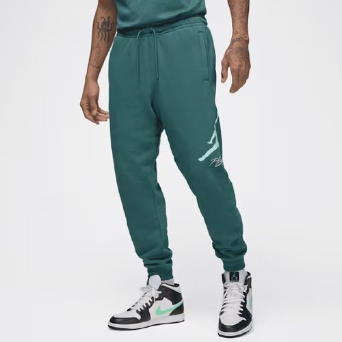 Spodnie sportowe dresy męskie Air Jordan Essentials Baseline Pants Zielone