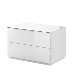 Szafka RTV Stojąca / Wisząca TYP-39 Helio Helvetia Wieruszów Czarny / Czarny Szkło - Szafki RTV - miniaturka - grafika 1