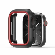 Akcesoria do smartwatchy - DUX DUCIS futerał BAMO do Apple Watch serii 10 46 mm czarno czerwony - miniaturka - grafika 1