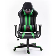 Fotele gamingowe - Furniture 4 gamers F4G FG33 Zielony (F4GFG33G) - miniaturka - grafika 1