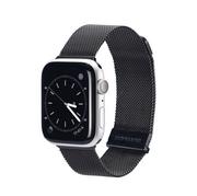 Akcesoria do smartwatchy - Dux Ducis Magnetic Strap pasek do Watch 8 / 7 / 6 / 5 / 4 / 3 / 2 / SE (38 / 40 / 41 mm) magnetyczna opaska czarny (Milanese Version) - miniaturka - grafika 1