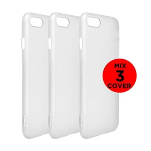 Aiino 3X etui na telefon komórkowy Pack Z3RO Ultra Slim dla iPhone 7, iPhone 8 i iPhone SE (2020) Ochrona twarzy/tył TPU Anti-scratch. Przezroczysta kolorystyka - Etui i futerały do telefonów - miniaturka - grafika 1