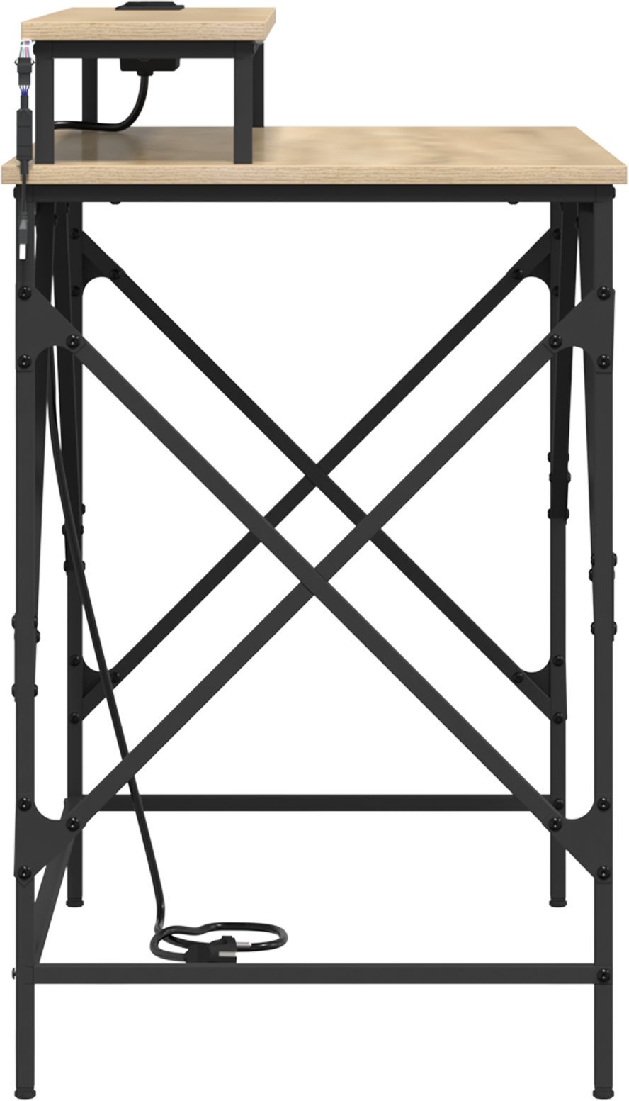 vidaXL Biurko dąb sonoma 100 x 50 x 86.5 cm Materiał drewnopochodny