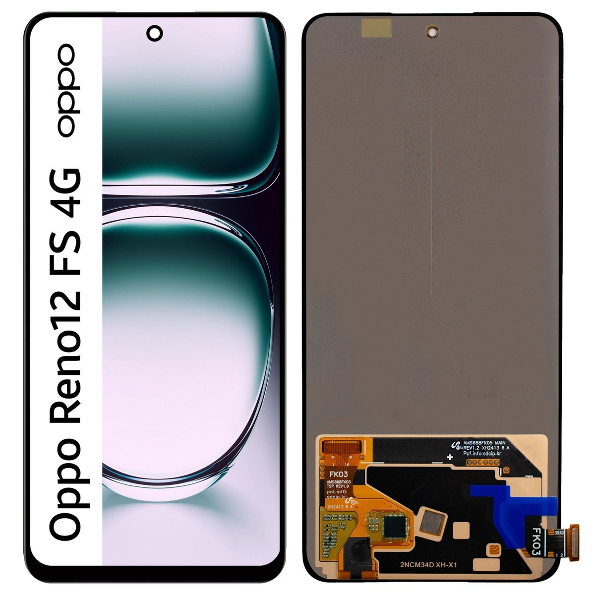 Wyświetlacz do Oppo Reno12 FS 4G Ekran LCD OLED CPH2687