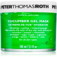 Maseczki do twarzy - Peter Thomas Roth Cucumber Gel Mask Maseczka silnie nawilżająca z wyciągiem z ogórka 150 ml - miniaturka - grafika 1