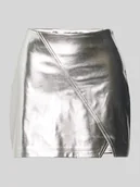 Spódnice - Spódnica mini z fakturowanym wzorem model ‘EILISH’ - miniaturka - grafika 1