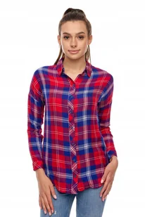 WRANGLER BOYFRIEND SHIRT LOLLIPOP RED W5199LZSK XS - Koszule damskie - miniaturka - grafika 1