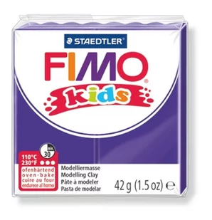Staedtler Masa termoutwardzalna FIMO Kids 42g fioletowy AA007STD - Akcesoria rzeźbiarskie - miniaturka - grafika 1