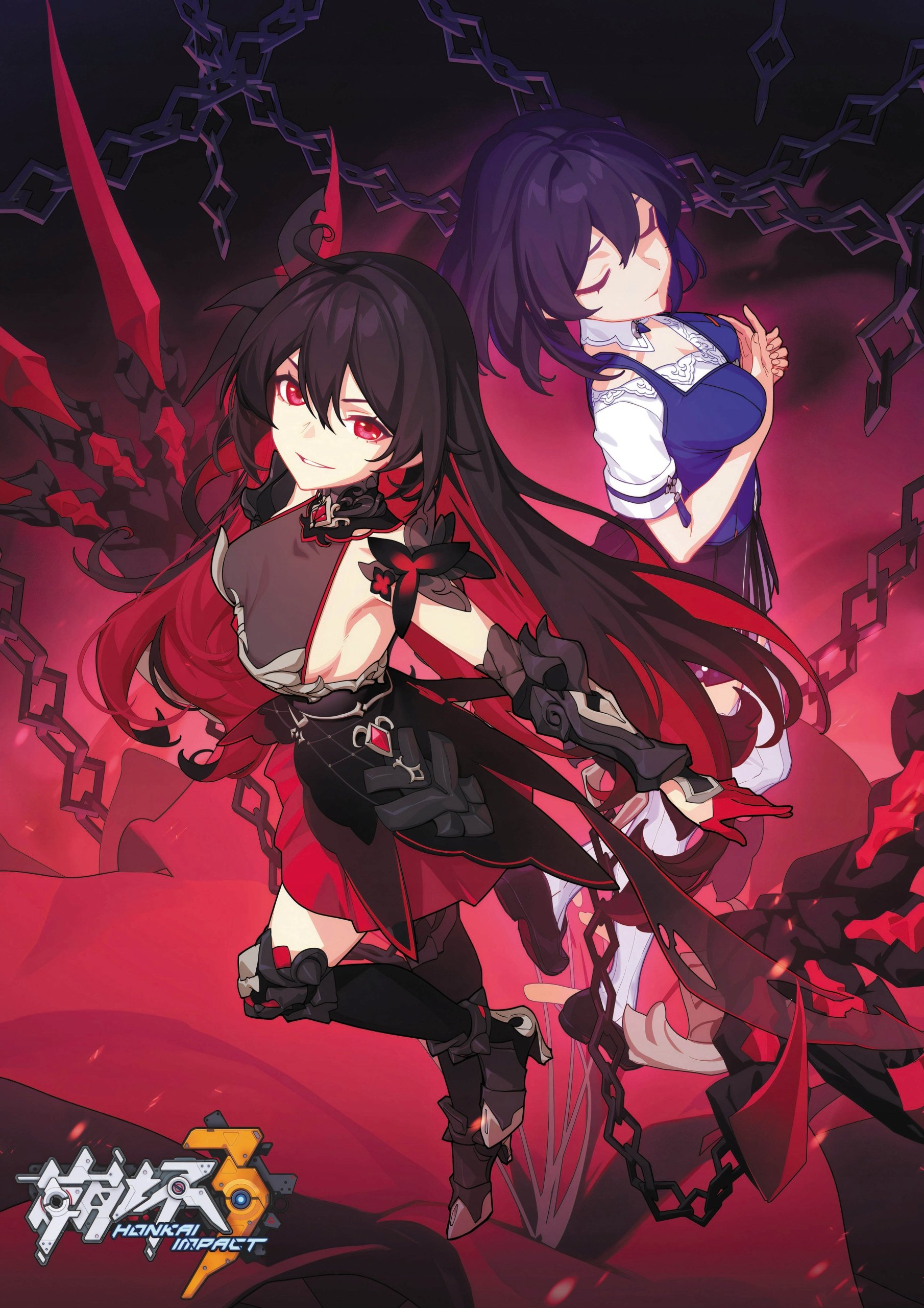 Plakat A3 Honkai Impact Anime Gra Seele Vollerei