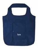 Torby i wózki na zakupy - EKO TORBA na Zakupy Składana Siatka Wielorazowa Shopperbag GRANATOWA - miniaturka - grafika 1