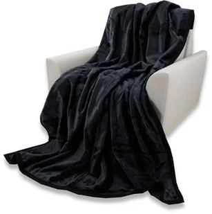 Koc Jednokolorowy Gładki Elway - Czarny - Koce - miniaturka - grafika 1