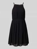 Sukienki - Sukienka mini taliowana z plisami model ‘LIVA’ - miniaturka - grafika 1