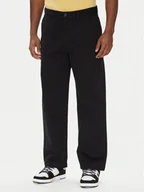 Spodnie męskie - DC Chinosy Worker Baggy ADYNP03097 Czarny Baggy Fit - miniaturka - grafika 1