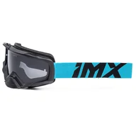 Gogle i okulary motocyklowe - Gogle Imx Dust Black Matt/Blue - Szyba Dark Smoke + Clear (2 Szyby W Zestawie) - miniaturka - grafika 1