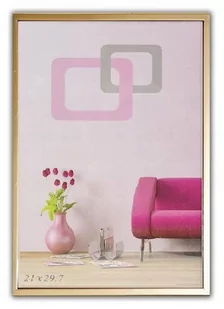 Ramka na zdjęcia A4 złota 21 x 29,7 cm - Ramki na zdjęcia - miniaturka - grafika 1