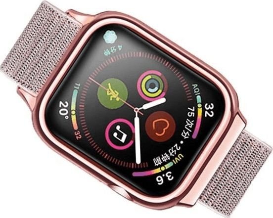 Usams Pasek z etui Apple Watch 4 44mm. rózowo-złoty/rose gold ZB74IW4 US-ZB074