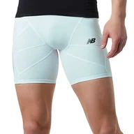 Spodnie sportowe męskie - Spodenki New Balance MS231673SK2 - miętowe - miniaturka - grafika 1