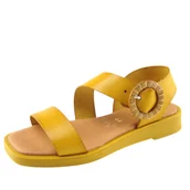 Sandały damskie - Sandały damskie Marila ANGELINA PANAMA skóra - miniaturka - grafika 1