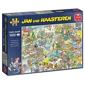 Puzzle - Jumbo Spiele Jan Van Haasteren  targi z wakacji  1000 części puzzle - miniaturka - grafika 1