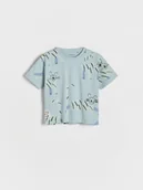 Bluzki dla niemowląt - Reserved - T-shirt z nadrukiem - jasnoniebieski - miniaturka - grafika 1