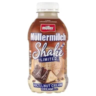 Mleko - Müller Müllermilch Shake Napój mleczny o smaku czekoladowo-orzechowym 400 g - miniaturka - grafika 1