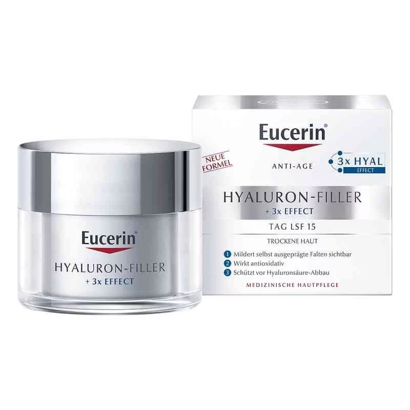 Eucerin Hyaluron-Filler Krem Wypełniający Zmarszczki 3x Effect 20ml