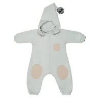 Kombinezony dla dzieci - Hi Little One kombinezon całoroczny z kapturem TOG 2,0 OverSize BOHO Grey roz M Pom Pom - miniaturka - grafika 1