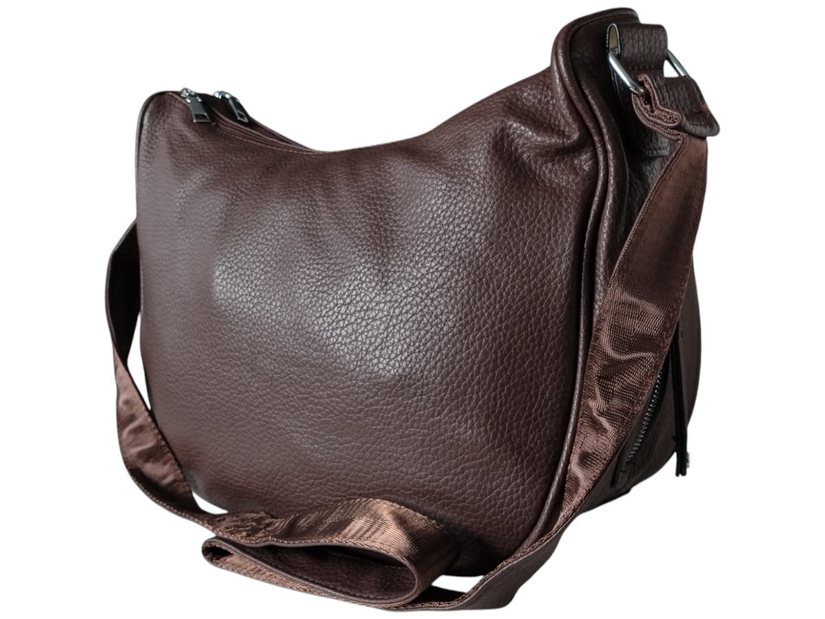 Torebka Damska, Miejska Stylowa Mała Listonoszka na Ramię, Kolor Brązowy