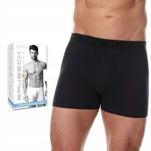 bokserki męskie bezszwowe BRUBECK BX00501A- XL komfortowe, klasyczne - Majtki męskie - miniaturka - grafika 1
