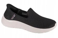 Buty sportowe damskie - Damskie sneakers Skechers Slip-Ins: Go Walk Flex Relish 124963-BKW r.40 - miniaturka - grafika 1