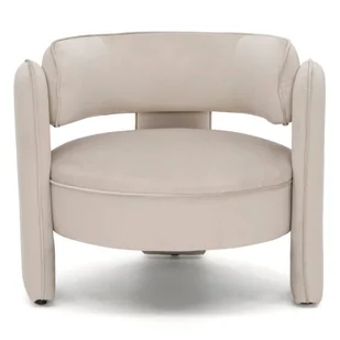 Krzesło fotelowe MY-6414 Beżowy Riviera 21 - Krzesła - miniaturka - grafika 1