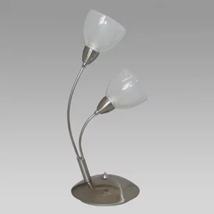Prezent Lampa stołowa CARRAT matowy chrom/ biel - Lampy stojące - miniaturka - grafika 1
