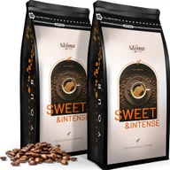 Kawa - Zestaw Kawa ziarnista 1kgX2 SWEET&INTENSE 100% ARABICA Świeżo Palona do ekspresu + GRATIS - miniaturka - grafika 1