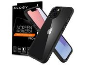 Etui i futerały do telefonów - Etui obudowa case Spigen Ultra Hybrid do Apple iPhone 13 Mini Matte Black + Szkło - miniaturka - grafika 1