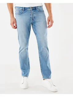 Spodnie męskie - Mexx Dżinsy - Regular fit- w kolorze niebieskim - grafika 1